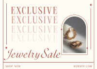 Earrings Exclusive Sale Postcard Image Preview
