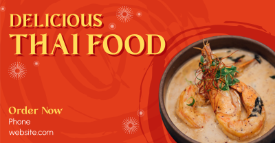 Authentic Thai Food Facebook ad Image Preview