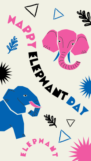 Abstract Elephant TikTok Video Image Preview