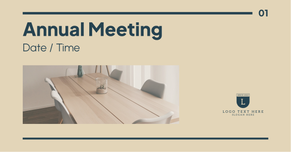 Annual Meeting Facebook Ad Design Image Preview