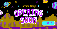 Pixel Space Shop Opening Facebook ad Image Preview