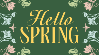 Vintage Spring Pattern Video Design