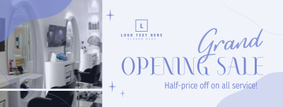 Salon Opening Discounts Facebook cover Image Preview