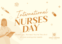 International Nurses Day Postcard Image Preview