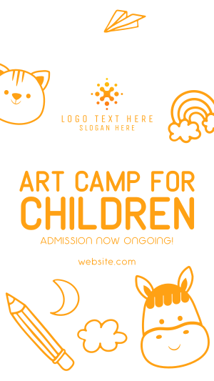 Art Camp for Kids Instagram story Image Preview