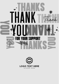 Playful Thank You Flyer Image Preview