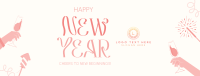 New Year Celebration Facebook cover Image Preview