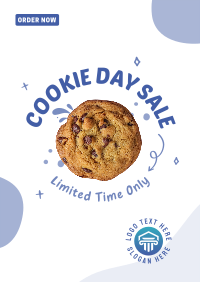 Cookie Day Sale Poster Design
