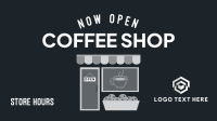 Local Cafe Storefront Facebook Event Cover Design