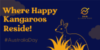 Fun Kangaroo Australia Day Twitter Post Image Preview