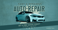 Modern Professional Mechanic Facebook Ad Preview