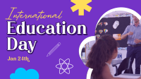 Education Day Learning Animation Image Preview