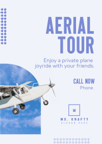 Aerial Tour Flyer Design