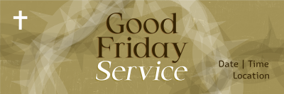  Good Friday Service Twitter header (cover) Image Preview