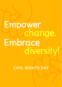 Empowering Civil Rights Day Flyer Image Preview