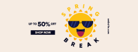 Cheerful Sun Facebook cover Image Preview