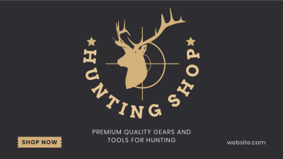 Hunting Gears Facebook event cover Image Preview