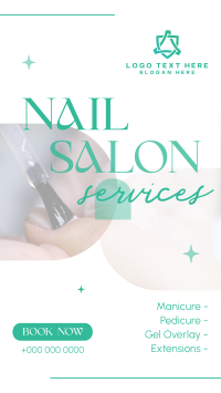 Fancy Nail Service Facebook story Image Preview
