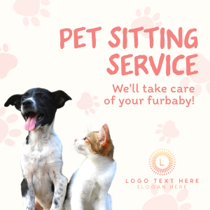 Pet Sitting Service Instagram post Image Preview