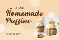 Homemade Muffins Pinterest board cover Image Preview