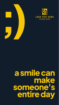 Smile Today Facebook Story Design