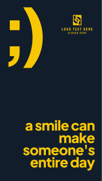 Smile Today Facebook Story Preview