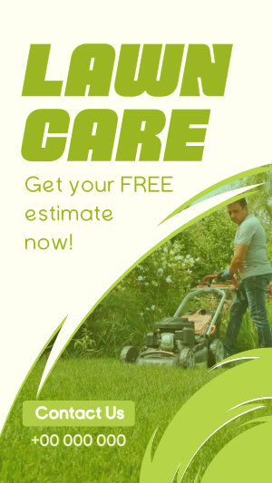 Lawn Maintenance Services Instagram story Image Preview