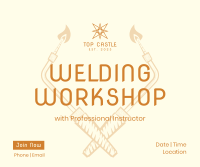 Welding Tools Workshop Facebook Post Design