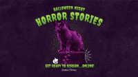 Halloween Horror Stories Facebook Event Cover Design