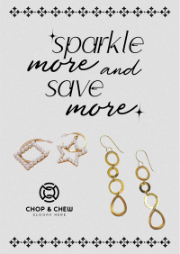 Jewelry Promo Sale Poster Design