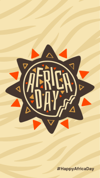 African Sun YouTube Short Design