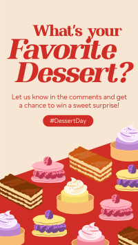 Dessert Day Quirky Instagram Reel Design