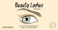 Beauty Lashes Facebook Ad Design