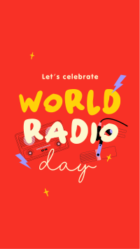 World Radio Day Facebook Story Design