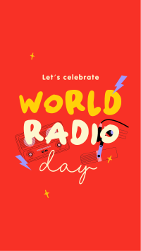 World Radio Day Facebook story Image Preview