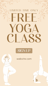 Zen Yoga Promo Facebook Story Design