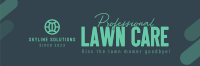 Professional Lawn Cleaning Twitter Header Image Preview