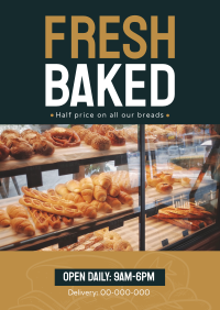 Bakery Bread Promo Flyer Design