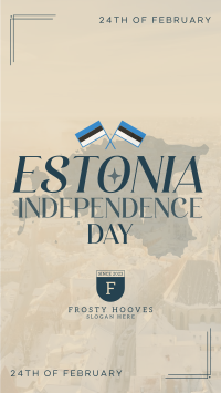 Majestic Estonia Independence Day TikTok Video Image Preview