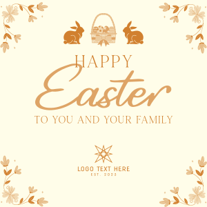 Easter Bunny Instagram post Image Preview