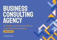 Business Consultant Postcard Image Preview