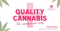Quality Cannabis Plant Facebook Ad Design
