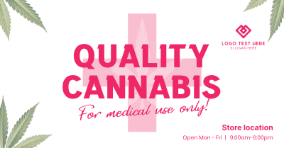 Quality Cannabis Plant Facebook ad Image Preview