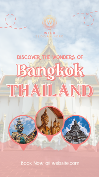 Thailand Travel Tour Instagram Story Design