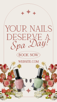 Floral Nail Services Video Image Preview