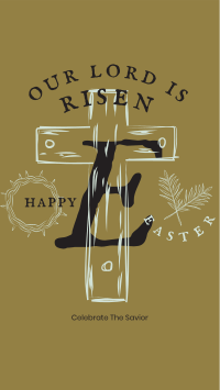 Lord Is Risen Instagram Story Design