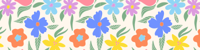 Modern Floral LinkedIn banner Image Preview