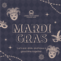 Mardi Gras Masquerade Linkedin Post Image Preview