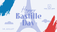 French National Day Facebook Event Cover Design
