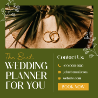 Boho Wedding Planner Instagram Post Design